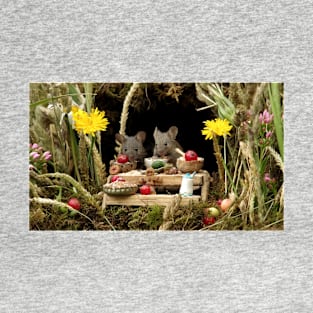 two baby mice double trouble T-Shirt